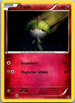 Pokémon-Karte Trasla 100/162 TURBOstart