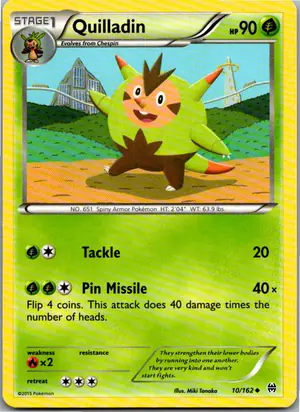 Pokémon-Karte Quilladin Igastarnish 10/162 TURBOstart