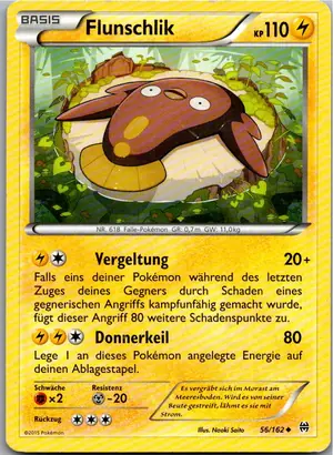 Pokémon-Karte Flunschlik 56/162 TURBOstart