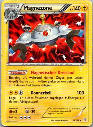 Pokémon-Karte Magnezone 54/162 TURBOstart