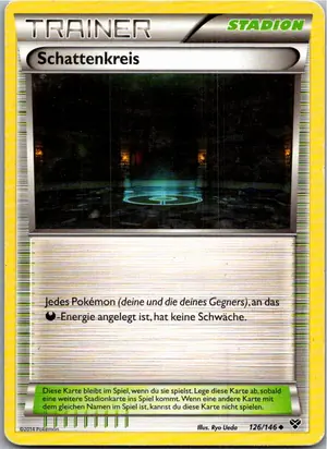 Pokémon-Karte Schattenkreis 126/146 XY