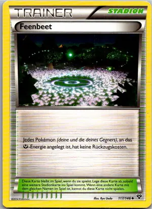 Pokémon-Karte Feenbeet 117/146 XY