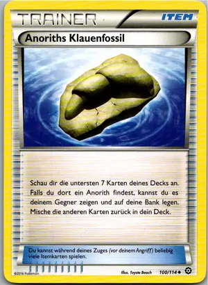 Anoriths Klauenfossil Exemplar 1,25 €