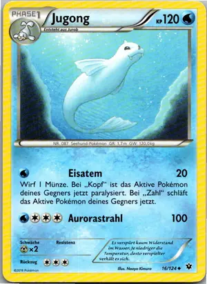 Pokémon-Karte Jugong 16/124 Schicksalsschmiede