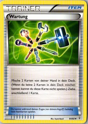 Pokémon-Karte Wartung 64/83 Generationen