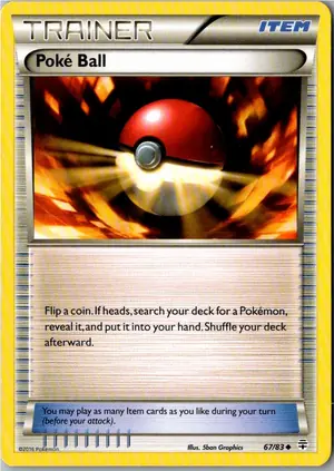 Pokémon-Karte Poké Ball 67/83 Generationen