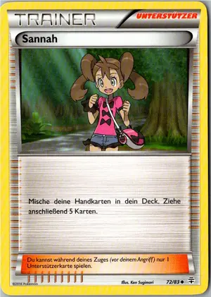 Pokémon-Karte Sannah 72/83 Generationen