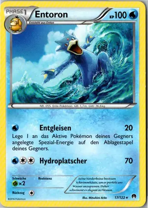 Pokémon-Karte Entoron 17/122 TURBOfieber