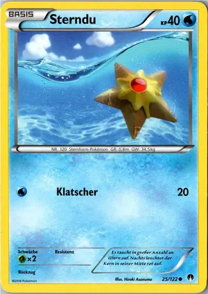 Pokémon-Karte Sterndu 25/122 TURBOfieber
