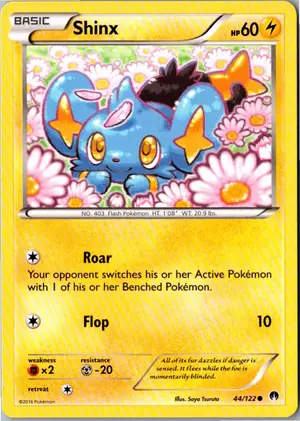 Pokémon-Karte Shinx Sheinux 44/122 TURBOfieber