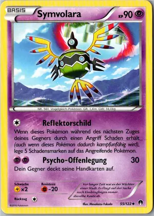 Pokémon-Karte Symvolara 55/122 TURBOfieber