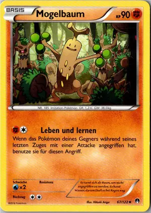 Pokémon-Karte Mogelbaum 67/122 TURBOfieber