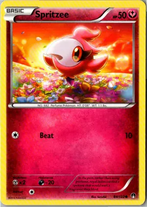 Pokémon-Karte Spritzee Parfi 84/122 TURBOfieber
