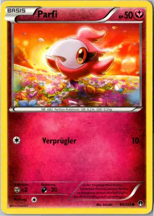 Pokémon-Karte Parfi 84/122 TURBOfieber