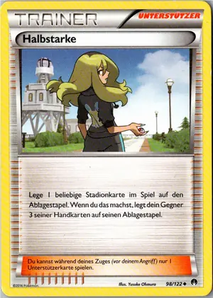 Pokémon-Karte Halbstarke 98/122 TURBOfieber