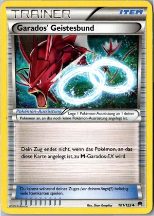 Pokémon-Karte Garados Geistesbund 101/122 TURBOfieber
