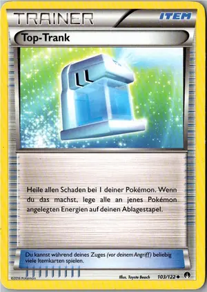 Pokémon-Karte Top-Trank 103/122 TURBOfieber