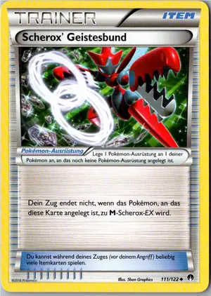 Pokémon-Karte Scherox Geistesbund 111/122 TURBOfieber