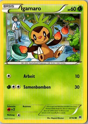 Pokémon-Karte Igamaro 8/162 TURBOstart