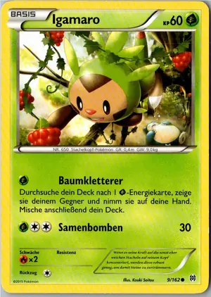 Pokémon-Karte Igamaro 9/162 TURBOstart