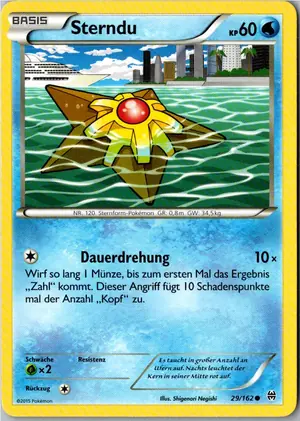 Pokémon-Karte Sterndu 29/162 TURBOstart
