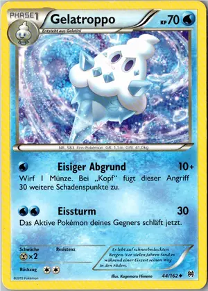 Pokémon-Karte Gelatroppo 44/162 TURBOstart