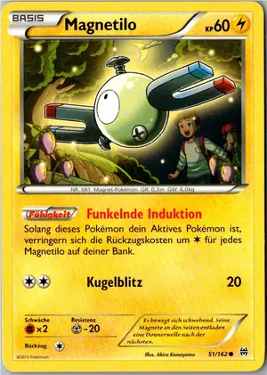 Pokémon-Karte Magnetilo 51/162 TURBOstart