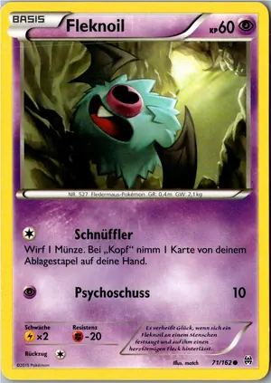 Pokémon-Karte Fleknoil 71/162 TURBOstart