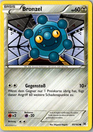 Pokémon-Karte Bronzel 95/162 TURBOstart