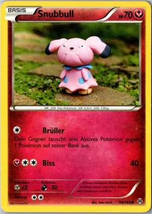 Pokémon-Karte Snubbull 98/162 TURBOstart
