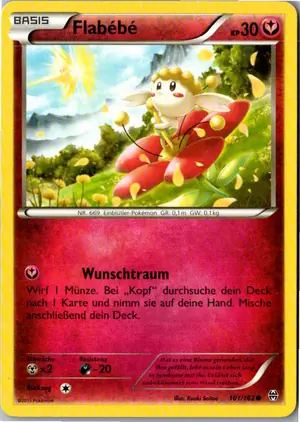 Pokémon-Karte Flabebe 101/162 TURBOstart