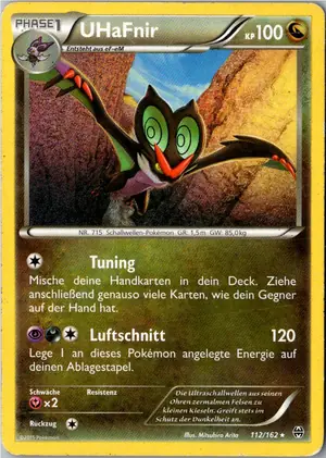 Pokémon-Karte UHaFnir 112/162 TURBOstart