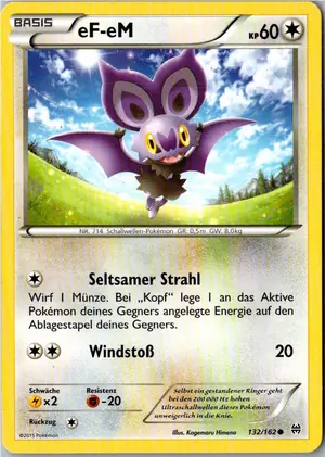 Pokémon-Karte eF-eM 132/162 TURBOstart
