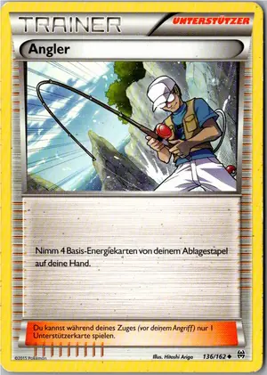 Pokémon-Karte Fisherman 136/162 TURBOstart