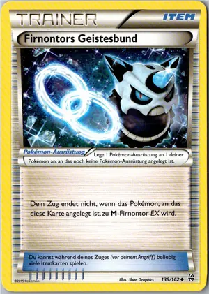 Pokémon-Karte Firnontors Geistesbund 139/162 TURBOstart