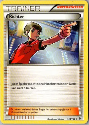 Pokémon-Karte Richter 143/162 TURBOstart