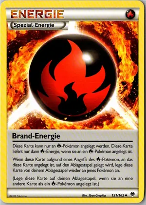 Pokémon-Karte Brand-Energie 151/162 TURBOstart