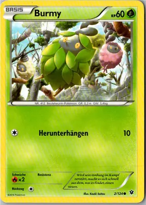 Burmy Exemplar 1,95 €