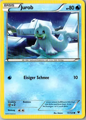 Pokémon-Karte Jurob 15/124 Schicksalsschmiede