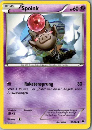 Spoink Exemplar 1,95 €