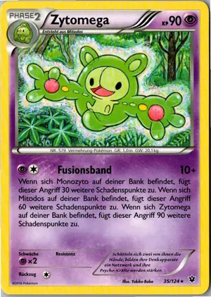 Pokémon-Karte Zytomega 35/124 Schicksalsschmiede
