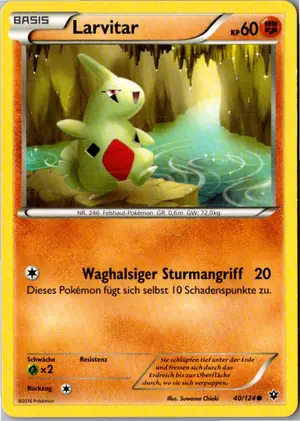 Larvitar Exemplar 1,95 €