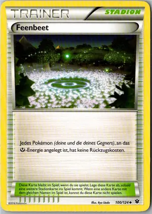 Pokémon-Karte Feenbeet 100/124 Schicksalsschmiede