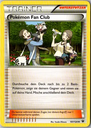 Pokémon-Karte Fan Club 107/124 Schicksalsschmiede