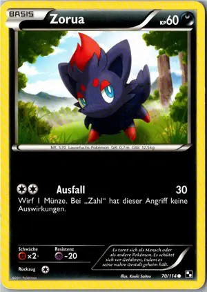 Zorua Exemplar 2,95 €