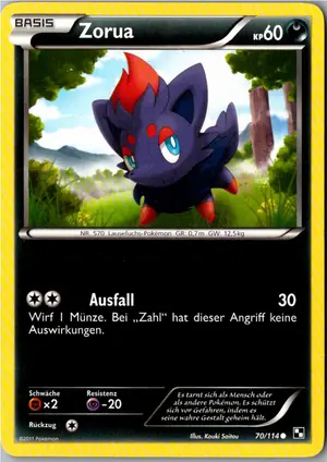 Zorua Exemplar 2,95 €