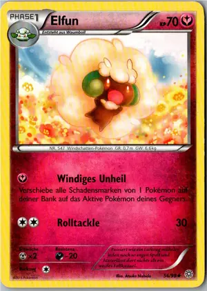 Pokémon-Karte Elfun 56/98 Ewiger Anfang