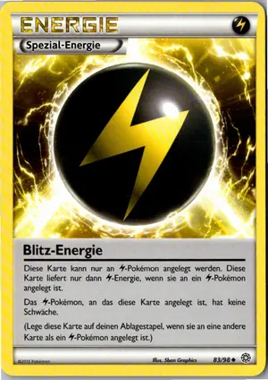 Pokémon-Karte Blitz Energie 83/98 Ewiger Anfang