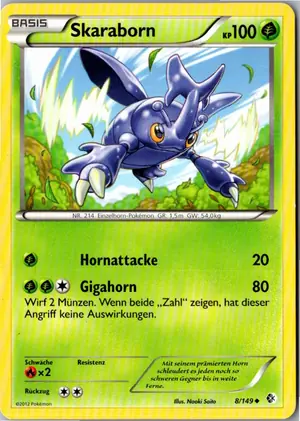 Pokémon-Karte Skaraborn 8/149 Überschrittene Schwellen
