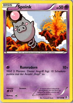 Spoink Exemplar 1,95 €